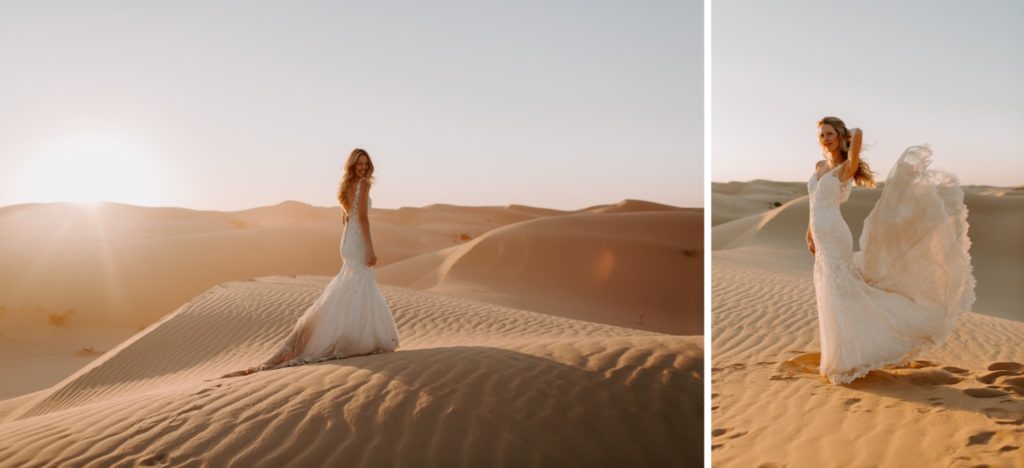 warm bridal images in imperial glamis sand dunes